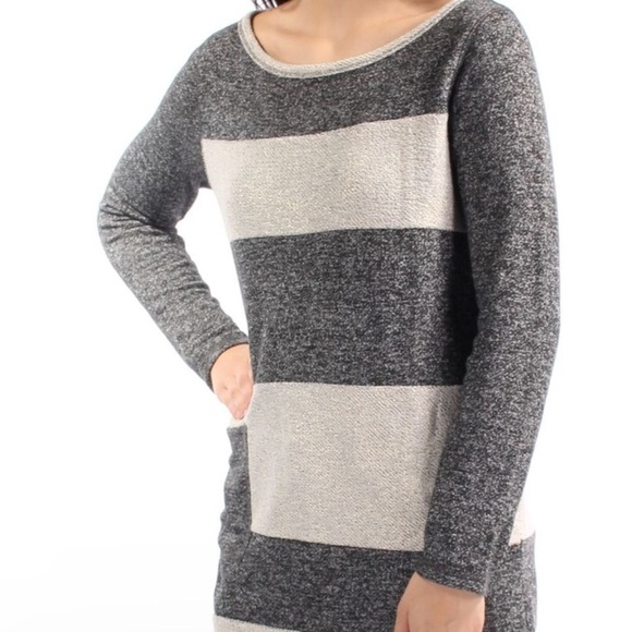RACHEL Rachel Roy striped pocket shimmer tunic sweater/ dress ❤️ - Picture 2 of 7